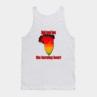 valentine's day the burning heart Tank Top